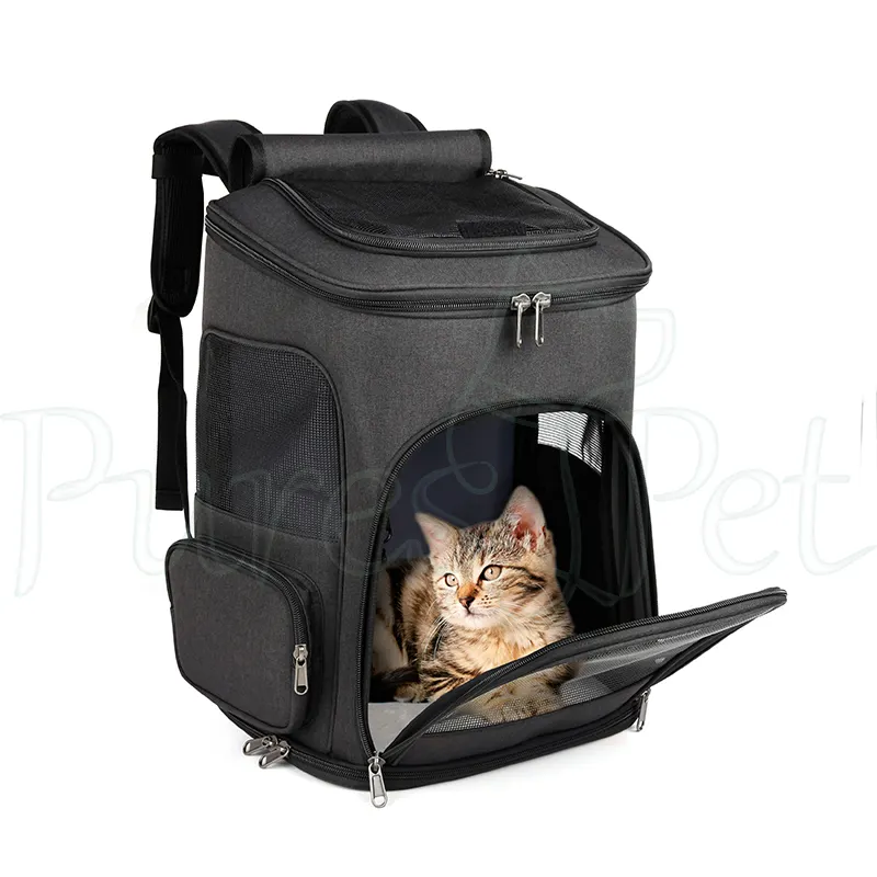 ใหม่Creative Pet Spaceกระเป๋าเป้สะพายหลังแคปซูลแมวแพ็คหน้าอกโปร่งใสไหล่สัตว์เลี้ยงสุนัขกระเป๋าเป้สะพายหลัง