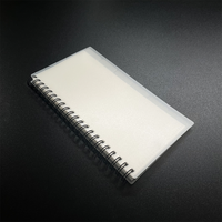Portable sac à main en plastique givré cahier à spirale blanc A6 enveloppe de trésorerie Kit financier brochure de trésorerie livre de budget