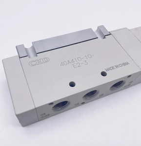 Électrovanne à air comprimé CKD 4GA4 4GA410-10-E2-3 à commande pilote, bobine souple, 5 ports, DC12V/24V AC110V/220V, 2~7 bars - Product Image 2