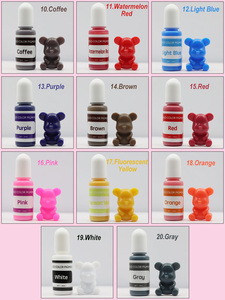 Nhà Máy Giá Lỏng 20 Màu Sắc <span class=keywords><strong>Epoxy</strong></span> Nhựa Nhuộm Sắc Tố 10Ml Rắn Màu Sắc Tố - Product Image 3