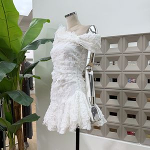 Abito da Sera Floreale in Pizzo <span class=keywords><strong>Senza</strong></span> Spalline a Coda di Pesce, Nuova Collezione Estiva 2026 - Product Image 5