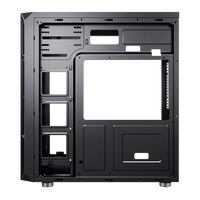 Boîtier de jeu SAMA K15, nouveau style de jeu, avec logo LED ARGB sur le devant, haute qualité, bel aspect, boîtier de jeu de bureau