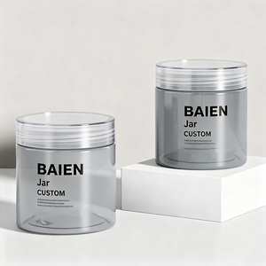 Ensemble d'emballages cosmétiques écologiques de luxe personnalisés en plastique, flacons et pots vides pour soins de la peau, 60 ml, 150 ml, 250 g, 300 ml, 400 ml - Product Image 5