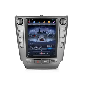 Radio mobil gaya Tesla layar vertikal 11 10.4 ", Radio untuk Lexus IS250 IS300 IS200 IS220 IS350 pemutar Multimedia GPS