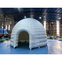 Tente igloo gonflable, dôme d'air extérieur, grande taille, portable, pour le camping, structure en PVC personnalisée, très vendue