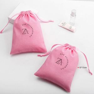 Bolsas de Algodón Orgánico y Lino con Cordón para Regalo, Bolsas de Embalaje de Algodón Muselina con Logotipo Personalizado - Product Image 5