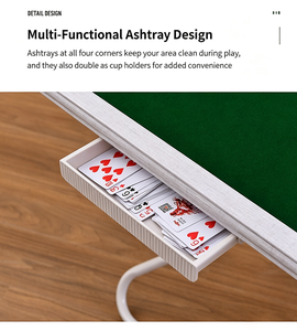 <span class=keywords><strong>Table</strong></span> de Mahjong pliable rose, légère et imperméable, idéale pour le camping en plein air, les pique-niques, les voyages en camping-car et les jeux de <span class=keywords><strong>poker</strong></span>. - Product Image 4