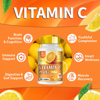 DUOZI OEM Vitamine C 1000mg + Zinc 50mg Comprimés Antioxydants Complément Alimentaire pour le Soutien Immunitaire et le Bien-être Quotidien