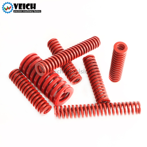 Cao nhiệm vụ tự động tải khuôn chết mùa xuân áp lực màu đỏ nén xoắn ốc dập làm bằng thép - Product Image 4