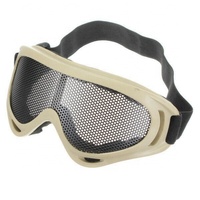 Lunettes de randonnée en plein air, masque de protection tactique pour les yeux, lunettes en maille métallique, lunettes de sécurité pour le camping et la chasse