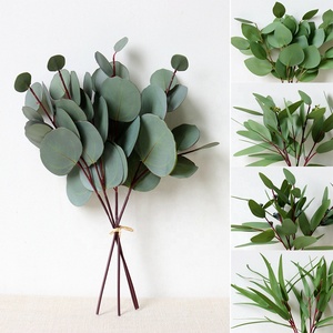 Ramo de Tallos de <span class=keywords><strong>Eucalipto</strong></span> Artificial Realista M123, Flores Artificiales y Vegetación, Semillas de Seda para Decoraciones de Graduación - Product Image 2
