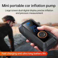Compresseur d'air automatique sans fil 150PSI amélioré pour voiture Mini gonfleur de pneu électrique 4000mAh avec fonction Power Bank