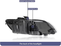 Para Audi Q7 2006-2009, Conjunto de Faros Delanteros LED Modificados, Repuesto de Faros para Automóvil, Suministro de Fábrica, Piezas de Automóvil - Un Par