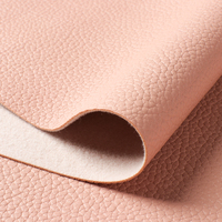 W902 Cuir PVC gaufré à motifs grain de litchi pour sacs de canapé, usage mobilier, artisanat décoratif pour chaises et ceintures, très bon marché, vente en gros, tricoté