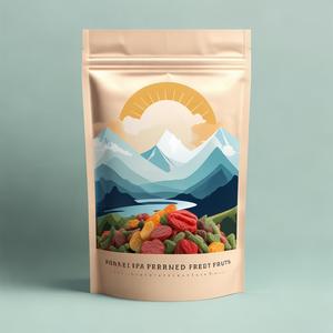 Bolsa de Aluminio Metálica Plateada con Cierre Cuádruple, Bolsa de Embalaje de Alimentos de Plástico con Cierre Hermético Personalizada - Product Image 1