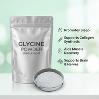 Poudre de glycine de haute qualité, pureté 99 %, qualité industrielle, CAS 56-40-6