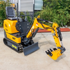 Productos Más Vendidos, Excavadora Mini Ht-06 de 600 kg, Capacidad de Subida de 30 Grados, Excavadora Hidráulica de Orugas con Certificación CE - Product Image 1
