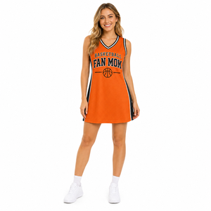 Robe de basket-ball pour femme, maillot personnalisé avec nom et numéro de l'équipe, tenue de supporter pour le jour du match, vêtements de sport - Product Image 2
