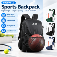 Sac à dos de tennis personnalisé QET1168, sac à dos multifonctionnel pour le basketball, sac de sport pour hommes, sac de gym, sac de football pour jeunes, sac à dos grande capacité