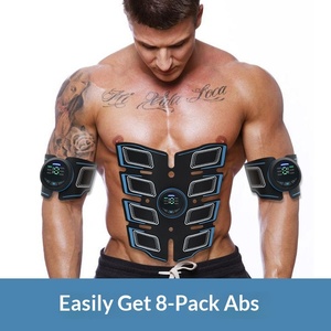 Ceinture d'entraînement <span class=keywords><strong>musculaire</strong></span> abdominale, <span class=keywords><strong>stimulateur</strong></span> <span class=keywords><strong>musculaire</strong></span>, ceinture de fitness rechargeable sans fil, technologie NFC, personnalisable - Product Image 2