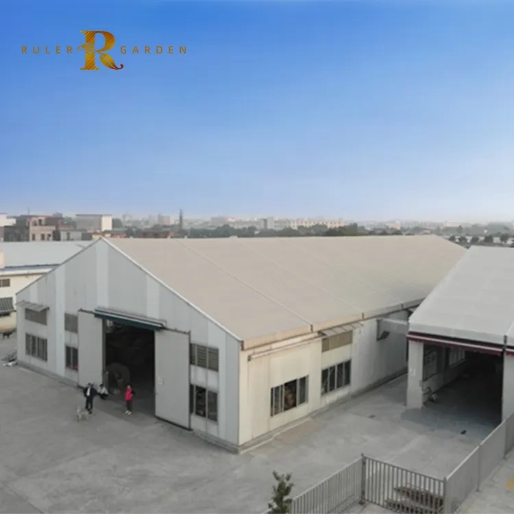 Large fabricated prefabricated temporary storage workshop construction insulated steel structure building prefab warehouse