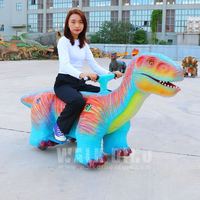 Scooter Électrique pour Enfants - Dinosaure Réaliste pour Centres Commerciaux/Places Publiques