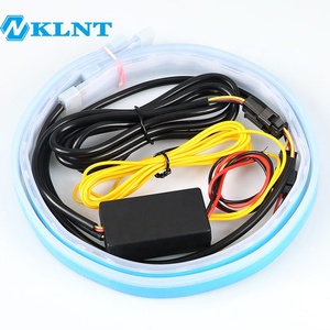 LED DRL 12V 30Cm 45Cm 60Cm Xe Chạy Ban Ngày Ánh Sáng Linh Hoạt Không Thấm Nước Dải Tự Động Đèn Pha Lần Lượt Tín Hiệu Phanh Dòng Chảy Đèn - Product Image 6