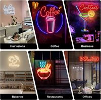 Letreros de Neón LED Acrílicos Personalizables con Nombre para Bodas, Cumpleaños, Negocios, Decoración de Paredes de Tiendas y Dormitorios