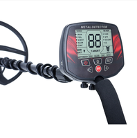 Détecteur de métaux industriel portable IP65, bobine de recherche 28x28cm pour la chasse au trésor en extérieur