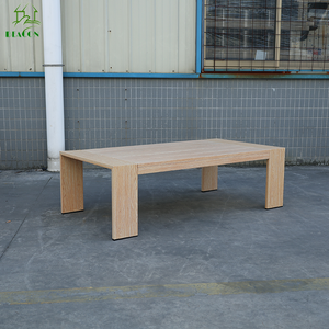 Canapé d'angle de jardin en aluminium 3 <span class=keywords><strong>places</strong></span>, motif bois, résistant à l'eau, pour patio extérieur et cour - Product Image 6