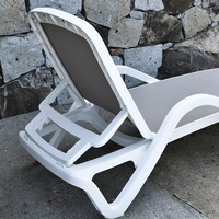 Chaise de plage en plastique, siège de salon en plein air, chaises de mer, plage