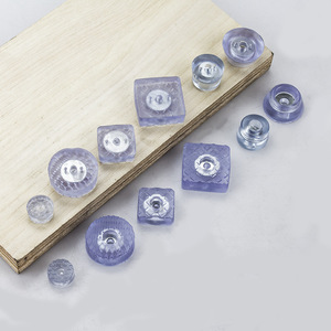 Pads de protection transparents en silicone antidérapants et résistants à l'usure pour pieds de table et chaise Yingsheng, carrés et ronds, pour augmenter la hauteur - Product Image 1