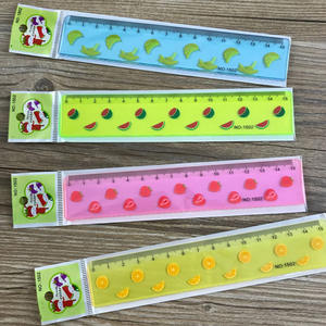 Regla de Plástico Personalizada de 10cm, 20cm, 30cm para Estudiantes y Oficina - Product Image 2