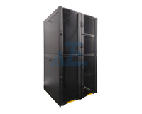 Armoire de serveur de colocation 42U de 800 mm de large x 1200 mm de profondeur avec 4 compartiments de 9U en stock