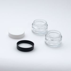 Frascos de vidrio transparentes herméticos de 1 oz a 18 oz a prueba de niños con tapas de embalaje de flores de hojas para almacenamiento o exhibición - Product Image 4