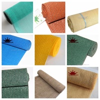 Jaring Peneduh Anti Debu Warna Beige 350GSM Tahan Aus Ukuran Kustom Jaring Peneduh HDPE Cocok untuk Penggunaan Luar Ruangan dan Rumah Kaca