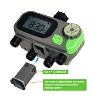 Temporizador de Riego Automático para Jardín, 4 Salidas, Controlador de Riego Programable para Granja, Invernadero y Jardín