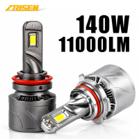 Pièces automobiles, ventilateur de phare LED, H1 H3 H7 H11 H13 880 9005 9006 9007 H4, ampoule de phare LED