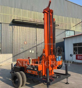 Plataforma de Perforación de Pozos de Agua de 100m 200m de Profundidad, Motor Diésel, Perforación Rotatoria, Plataforma Hidráulica para Minería, en Venta - Product Image 1