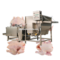 Équipement d'abattage de volaille |   Machine à plumer et à échauder les poulets