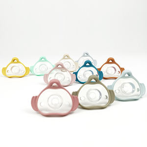 Sucette pour bébé nouveau-né en silicone de qualité supérieure, sans BPA, de qualité alimentaire, tétine en silicone durable, facile à nettoyer - Product Image 1