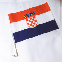 Drapeau national de la Croatie, drapeau de la République de Croatie, drapeau de fenêtre de voiture