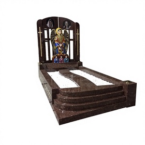 Stèles et pierres tombales en granit allemand, pierre tombale commémorative allemande, pierre tombale en granit noir allemand pour commémoration - Product Image 3