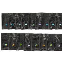 Pochette de dés en oeil de dragon de couleur aléatoire avec logo personnalisé sac fait main à la mode pour ranger les jeux RPG de donjons et de dragons ensemble de dés fantaisie