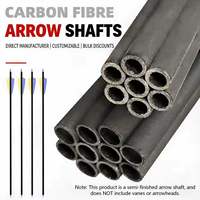 Flèches en fibre de carbone JinYi pour arc classique et arbalète – Revêtements, logos, plumes et marquages personnalisables – Usage de tir