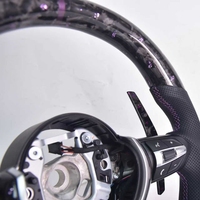 Volant sport en fibre de carbone M Sport, intérieur sport pour BMW F05 F07 F10 F11 F12 F15 F20 F21 F22 F25 F26 F30 F31 F32 F35 F36 E90