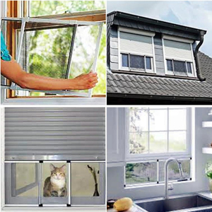 Trung Quốc Hot Bán khung nhôm + sợi thủy tinh màn hình có thể điều chỉnh côn trùng trượt mở rộng màn hình cửa sổ - Product Image 6