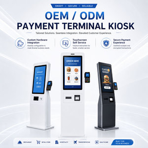 Machine de Caisse Libre-Service avec Lecteur de Carte, Fonction SDK, <span class=keywords><strong>Paiement</strong></span> par POS/Codes QR, Écran Tactile Capacitif 10 Points, LCD 23/27/32 Pouces - Product Image 1