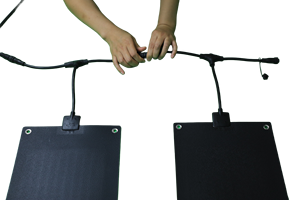 Premium sneeuwsmeltmat Elektrische verwarmingsmat PVC brandwerend waterbestendig 220V Buiten Hotel Dak Oprit Commerciële vloer - Product Image 3