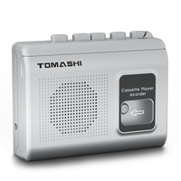 Lecteur de cassette musical compact personnalisé TOMASHI F-119, petit baladeur cassette, lecteur de cassette portable, enregistreur de cassette